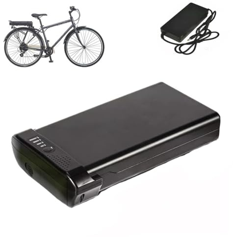 JHKJ 24 Volt 36 Volt Rear Rack E-Bike Lithium Li-ion Battery 24V 10.4Ah 14Ah 36V 10.5Ah 7.8Ah Electric Bike Luggage Rack Battery Replacement for 0-500W Mountain Bike Motor,36V 10.5Ah
