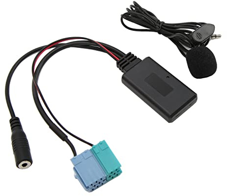 ERYUE Module AUX in pour Voiture, Microphone Mains Libres pour Radio Fiat Bravo – Matériau de qualité Supérieure Une qualité Sonore Améliorée