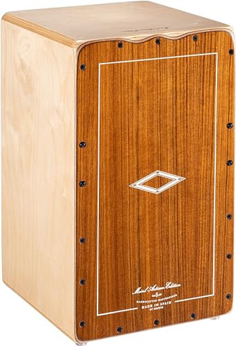 Meinl Percussion Artisan Cajon Instrument/Trommel für Erwachsene/Fortgeschrittene/Profis - Mongoy Frontplatte / Korpus aus Baltischer Birke - Kein Cajon Bausatz - Bulería Line (AEBLMY)