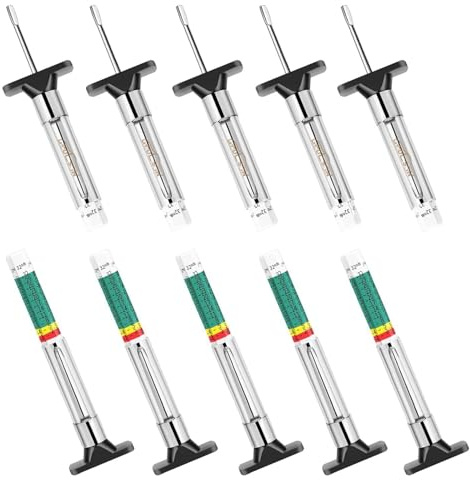 Godeson 88702 Smart Color Coded Tire Tread Depth Gauge (Pack of10)
