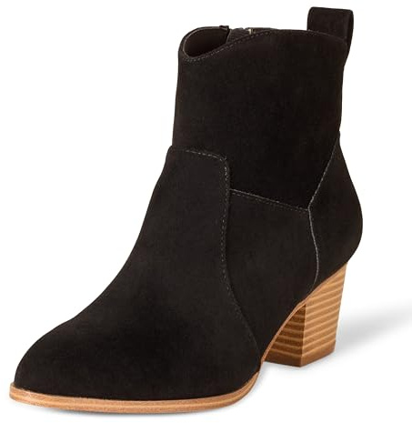 Amazon Essentials Mujer Botines Vaqueros con Tacón Apilado