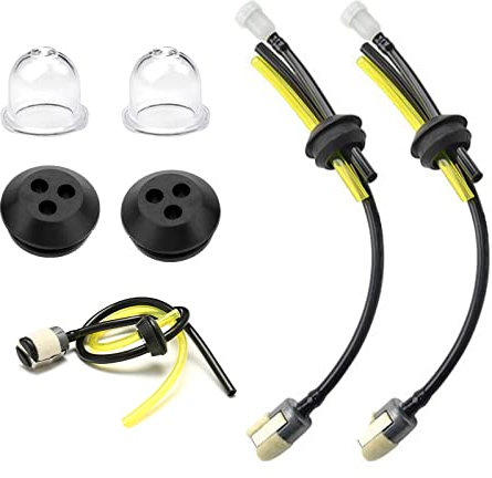 Tuyaux D'essence Avec Filtre,Universel Filtre à Essence kit,Tuyau de Carburant Pour Débroussailleuse,Durites D'essence de Tondeuses Avec Poire d Amorçage,Pour le Jardinage et L'agriculture,2 Ensembles