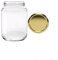 FERRAMENTA BONIFAZIO Set Completo di 96 Barattoli da 390ml - 0,5Kg con Tappo Color Oro, Vaso Ideale per la Conservazione di Miele, Marmellata,e Altri Alimenti (96 pezzi da 390ml - 0,5Kg)