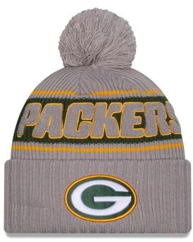 New Era Men's NFL Sideline Knit Green Bay Packers One Size Fits Most