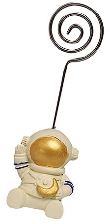 Kreativer Notizclip Standhalter Fotohalter Blattwender Süßer Zettelhalter Büroklammerspender Für Den Schreibtisch Telefonhalter Tischnamenhalter Clip-spender Memohalter Dreher Weiß Gadpiparty