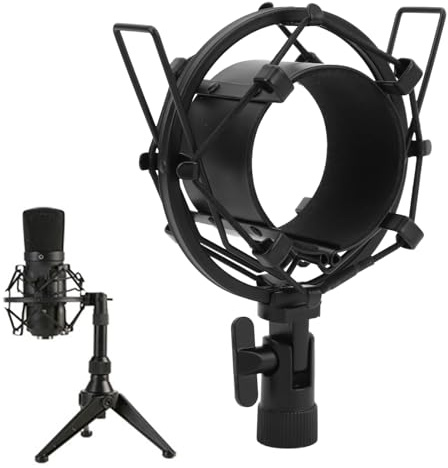 65 Mm Mikrofonchockmontering stagg shomo studio microphone shock mount Mikrofonklippshållare Anti -vibration för 55-65 Mm Diameter Studiomic stagg shomo studio Externa mikrofoner