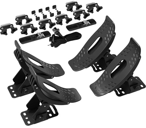 Portakayak Profesional para Techo 4 Uds. Soporte baca Kayak Embarcación Piragua Tabla Sup Tabla Surf
