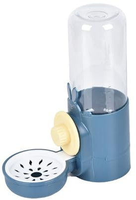 Trinkflasche Kaninchen Automatischer Kaninchentränke 500ml Wasserspender （Boden/Hänge Doppelzweck） Kleintier Trinkflasche Abnehmbar, für Hamster Häschen Chinchilla Igel Eichhörnchen Frettche