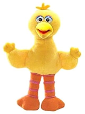 Sesamstraßen-Freunde, 20 cm großes Tiffy Bibo nachhaltiges Plüschtier, gelb, Kinderspielzeug