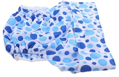 NOLITOY 1pezzi Pannolini di Stoffa per Adulti Lavabili Pannolini di Stoffa Unisex per Anziani Imbottitura Traspirante Elastiche per Comfort e Sicurezza