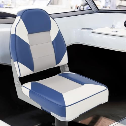 Générique Siège pour Bateau avec Dossier Haut Pliable 39x43x58 cm,Voiliers,4.7KG-4012132