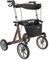 MOBILEX Lion Outdoor Rollator 62 cm - Metallic Braun - Aluminium - Rollator Walker