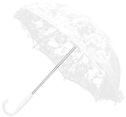 Haofy Parapluie dentelle mariage mariée décoration fête accessoire photo bal mascarade théâtre spectacle Soirée événement 1 pièce Suitable for cérémonie extérieure intérieur