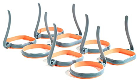 Blackstone Silikon-Eierring-Set, 8 Stück