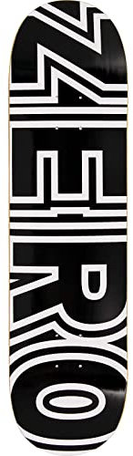 Zero Bold - Tabla Skateboard (8 - Negro)