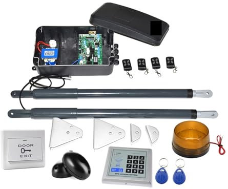 HEALBYBLE wasserdichte Schiebetorantriebe mit Endschalter, maximales Gewicht 800 kg, mit kabelloser Fernbedienung, unterstützt Wahl,Entwickelt FüR Dauerhaften Betrieb(A)