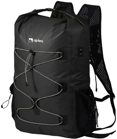 Alpteq® AlpPack Air 20L Sac à Dos Étanche (Drybag) – Ultra-léger, imperméable en TPU, fermeture Rolltop pour voyages, randonnée, kayak, SUP & Outdoor