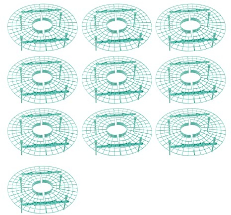 Dioche 10 Soportes para Marco de Fresas, Estante para Plantar y Soporte para Frutas, Soportes para Fresas de Jardinería Fáciles de Usar, Diseño Duradero y Resistente a la