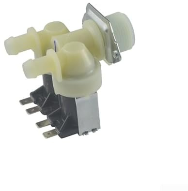 FOR SAMSUNG Front Load Washer Water Inlet Solenoid Valve FPS180A Dual Head Replacement ABS Casing With Metal Internal Assembly