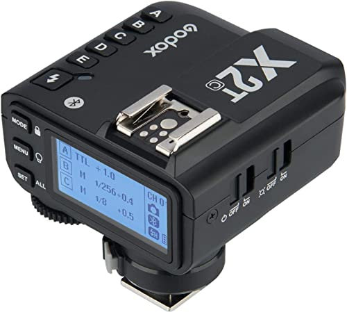 Godox X2T-C TTL Wireless Flash Trigger for Support 1/8000s HSS Function, 5 Dedicated Group Button and 3 Function Button compatible with Canon camera