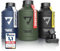 ABOVE. Edelstahl Trinkflasche 1.3L / 2.2L – BPA-frei, Auslaufsicher & Robust – 2L Metallflasche mit Extra Trinkverschluss für Sport, Fitness & Outdoor I hochwertige Geschenkbox (Blau, 1.3L)