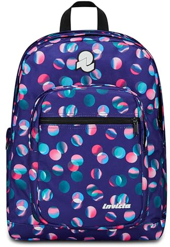 Invicta Zaino JELEK FANTASY, Doppio Scomparto, Tasca porta pc, Per ragazzi e adulti, Scuola, Tempo Libero, Viaggi