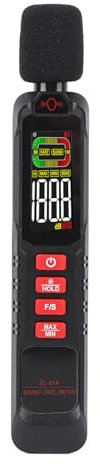 Decibel Meter, Portable Noise Decibel Measuring Accurate A Weighted Sound Decibel Meter Noise Level Monitor With Sound Level Meter for Home Construction Sites ZL-81A