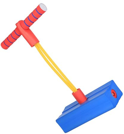 Alomejor Pogo Stick Foam Främjande Tillväxtövning Balans Lätt Greppeffekter Toy Interior Interior Children Children (Blå)