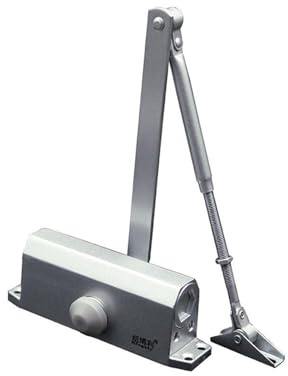Fjäderdörrstängare, 15 kg till 45 kg justerbar hastighet dörrstängningsutrustning ljuddämpande mjukstängande dörrbeslag hydraulisk buffert automatisk