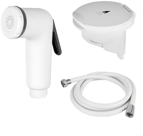 Kalokairi Kit soffione doccia marino, retrattile a risparmio idrico e pressurizzato in ABS con 1 soffione doccia, 1 box doccia, 1 tubo, 2 guarnizioni, 4 viti (2,5 m)