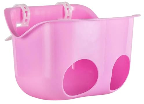 lopituwe Asiento de bicicleta para muñecas, resistente y duradero, con canasta y correa de fijación. Ideal para niñas. El asiento destaca por su robustez y durabilidad.