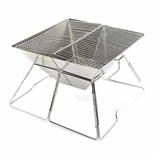 Eurohike Compact Foldable BBQ, Lightweight Portable Camping Barbecue, Ideal for Camping, Picnics and Festivals, Outdoor Cooking, Camping Equipment