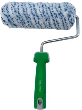 Nespoli Rodillo Tripol Fachadas, 22 cm, Blanco, Azul, Mediano
