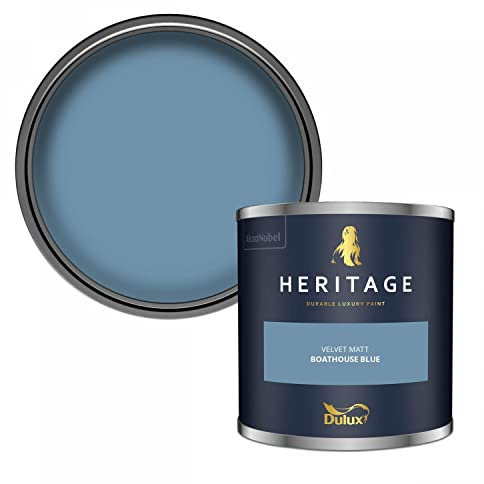 Dulux Trade Heritage Velvet Matt Emulsion Boathouse Blue - 5ltr