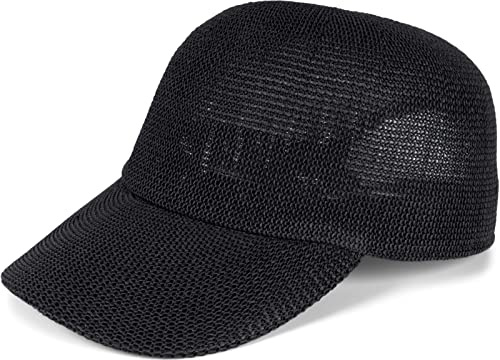styleBREAKER Casquette en Papier de Paille Unie, Chapeau d'été léger avec Boucle métallique réglable, Casquette Unisexe avec Bandeau Absorbant pour Hommes et Femmes