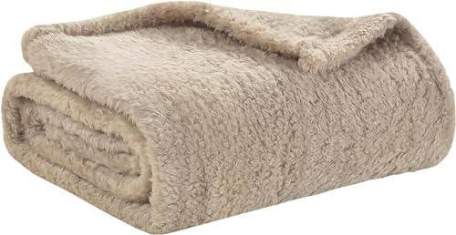 Orilautex Coperta da letto in flanella - morbida, leggera, soffice, accogliente e lussuosa coperta in microfibra (130x170cm, MINK)