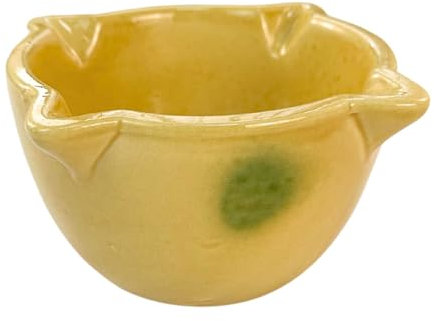 Fackelmann Mortero de Cerámica 12 cm, Diseño Tradicional, Ideal para Machacar Ajos, Especias y Hierbas, Utensilio de Cocina Artesanal, Fabricado en España