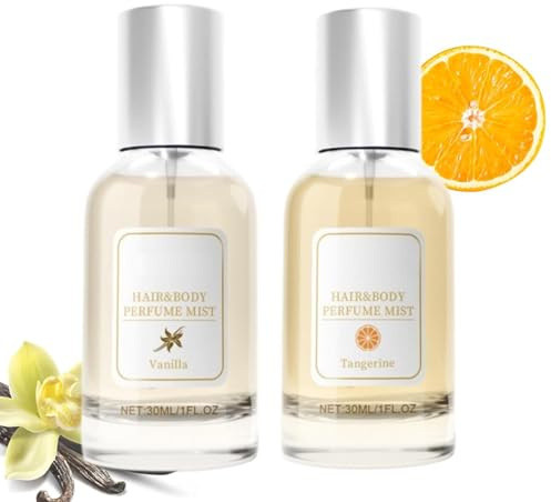 Perfume capilar de feromonas de vainilla para mujer, spray hidratante y nutritivo para dar brillo, formato de viaje portátil de larga duración, vainilla rosa (30 ml), aroma dulce de larga duración.