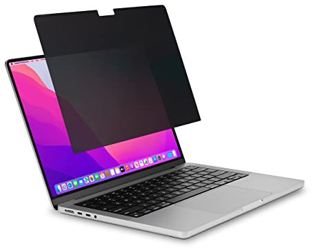 Kensington MagPro Elite Magnetischer Blickschutzfilter für MacBook Pro 14 (2021 & neuer) einschließend M3, M3 Pro/Max, Abnehmbarer Laptop-Sichtschutz, Blendschutz, Blaulichtfilter (K58370WW)
