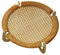 Natural Rattan Pet Raised Cat Lounger with Wooden Base Cool Summer Bed for Kittens, Puppies, Breathable Willow , Anti-Scratch Nest for Indoor Sleeping Comfort