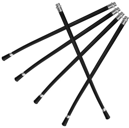 CLISPEED Manguera y Boquilla Para Extintor De Polvo Seco 4kg, Tubo Flexible De Plástico Resistente, Juego 5 Unidades, Compatible Para Extinción Incendios Domésticos y Industriales
