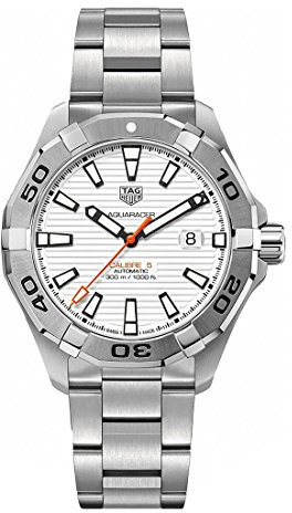 Tag Heuer Aquaracer Herren-Armbanduhr aus Edelstahl, Taucheruhr, Taucheruhr, Automatikuhr, Quarzwerk