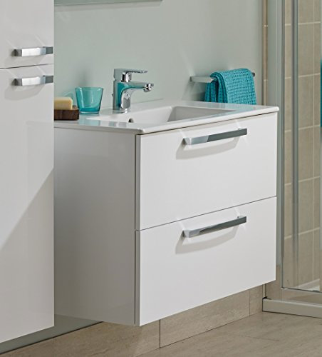 Ideal Standard Waschtisch/Möbel-Paket EUROVIT, 815x450x565mm, Weiß / Hgl.weiß lackiert, K2978WG