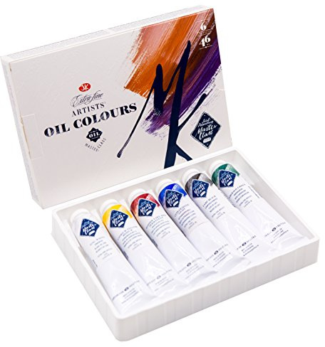 Master Class qualità Professionale - Colori ad Olio Extra Fine Artists 6 x 46 ml Tubi Nevskaya Palitra