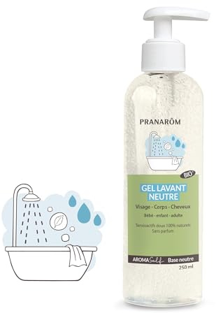 Pranarôm- Gel Lavant Neutre Bio Aromaself Visage - Corps - Cheveux 250 ml