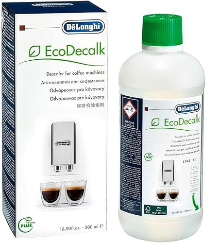 Delongui 5513296041 Descalcificador Cafetera DeLonghi EcoDecalk Líquido Descalcificador Botella (500 ml)