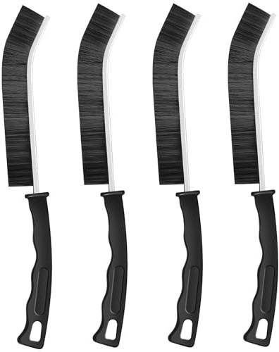 LANZHANFEI 4 Pcs Crevice Cleaning Brush,Family Essentials Cleaning Products,Multifunctional Cleaning Brush for Home, Kitchen, Bathroom,Toilet,Tile,Door,Window Groove,Car Various Gap