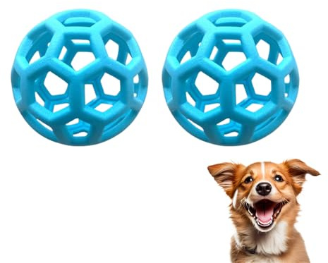 Ferizzia 2 Pièces Boule Jouet pour Chien, Balle Chien Indestructible