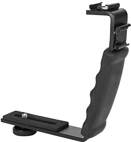 Tbest Flash of The Camera The Support of Hot Shoes Monter Led Led Leil Microphone Microphone Support