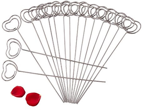 50pcs Metal Memo Clip Holder Business Card Holder Photo Picture Paper Note Clip Holder DIY Craft Office Supplies (Size : 2#)